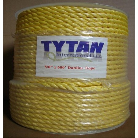 Tytan International Poly Rope, Yellow - 0.25 in. x 100 ft. PP14100YMSP